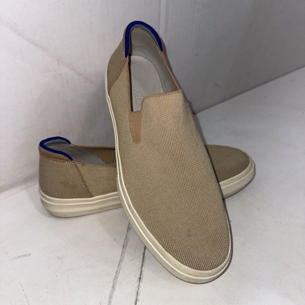 Rothy's The City Beige Slip-On Round Toe Comfort Casual Sneakers Women's 10.5